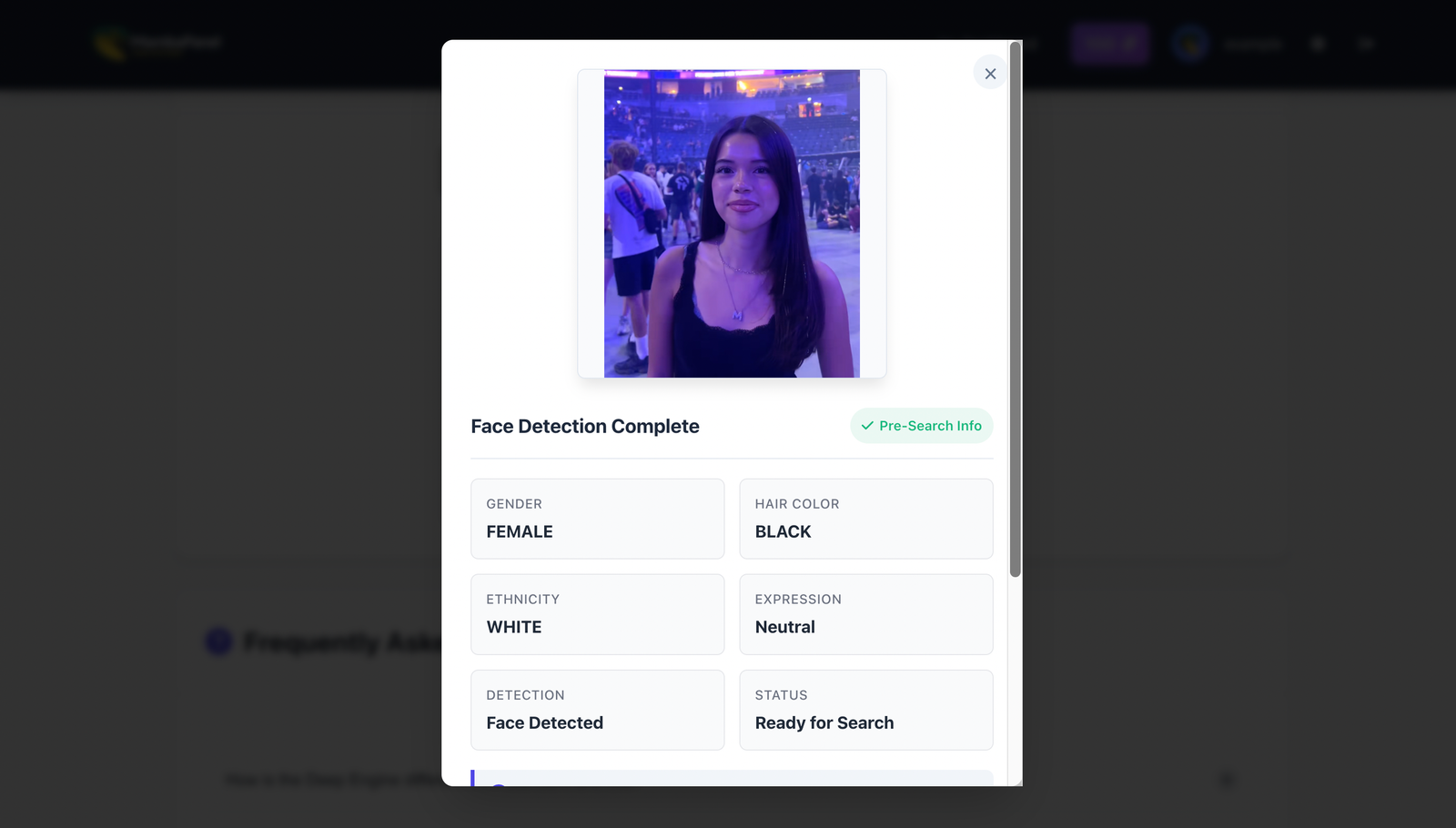Deep Search Preprocessing Stage