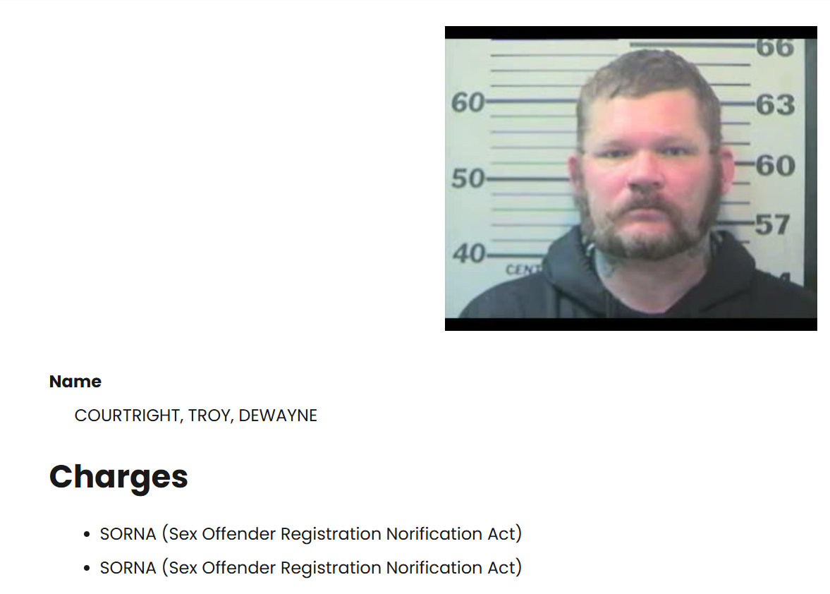Criminal Charges Details