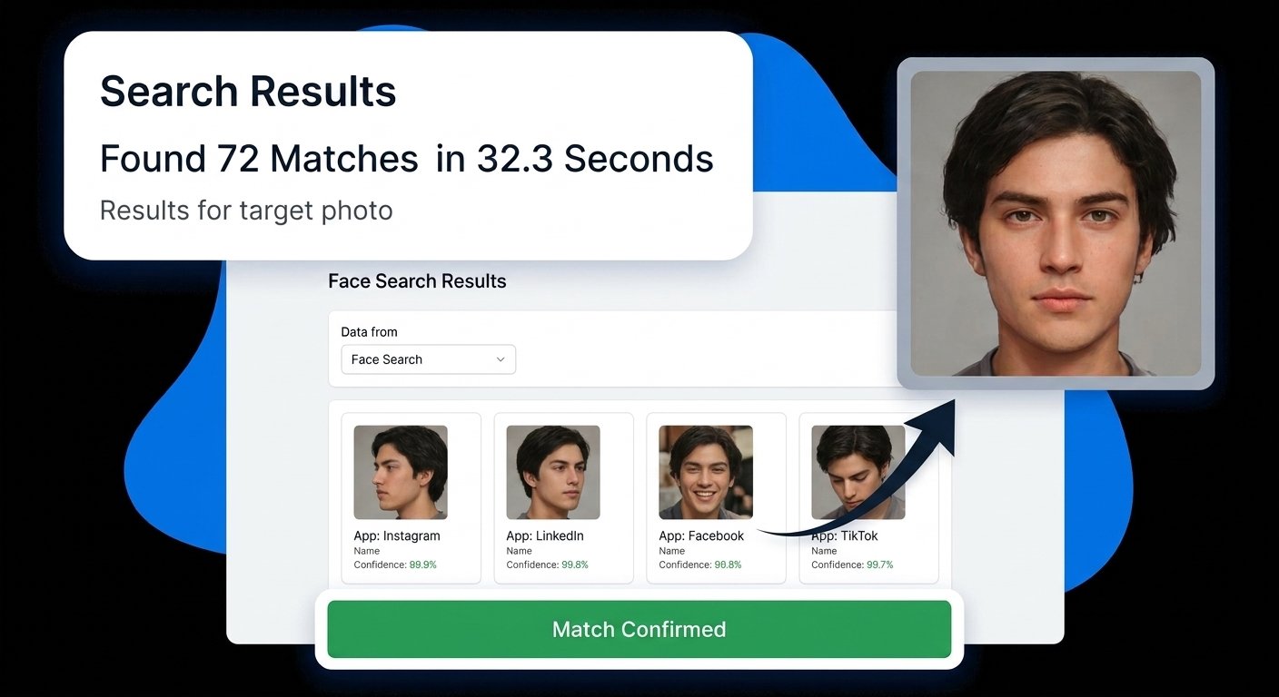 MambaPanel reverse face search results