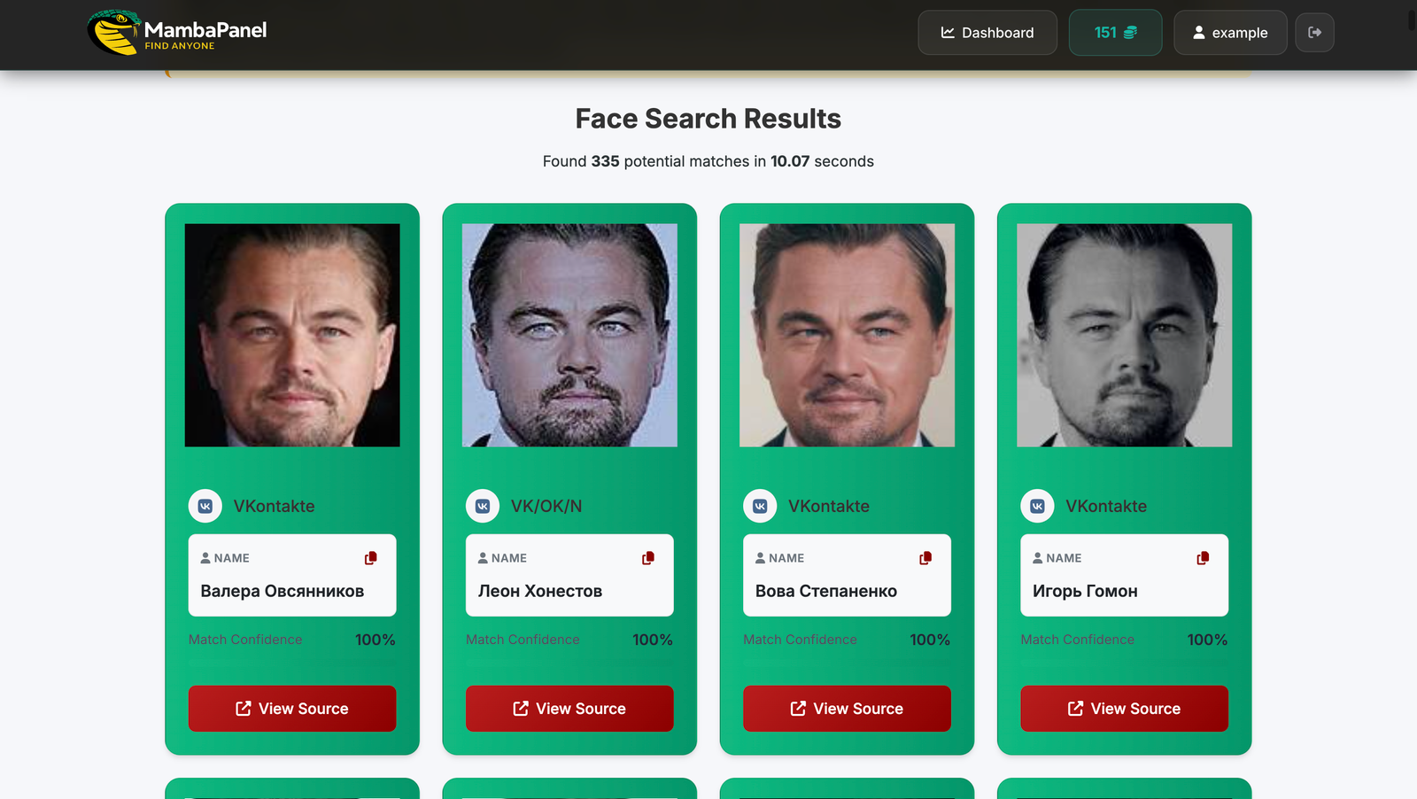 Slavic Engine Results